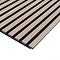 Bolzano Walnut Slatted Wood Effect Acoustic Wall Panel 2400 x 572mm