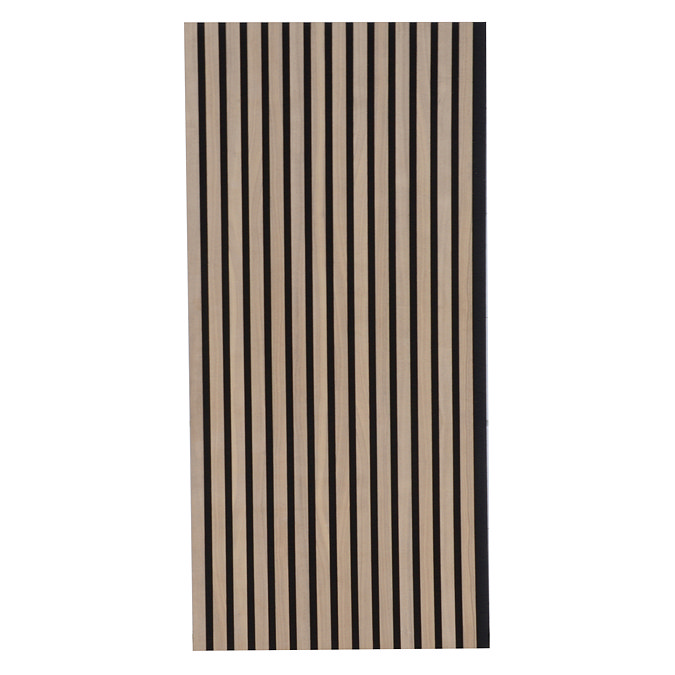 Bolzano Walnut Slatted Wood Effect Acoustic Wall Panel