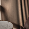 Bolzano Walnut Slatted Wood Effect Acoustic Wall Panel 1200 x 572mm