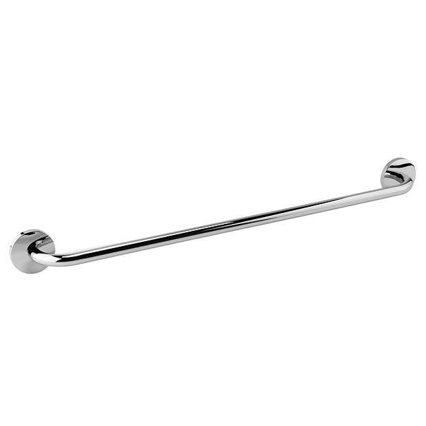 Bosa Chrome 550mm Single Towel Rail | Victorian Plumbing UK