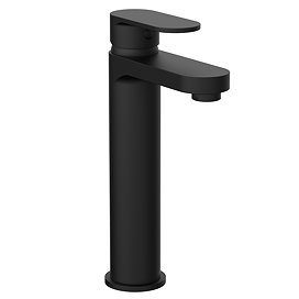 Bosa High Rise Mono Basin Mixer Tap - Matt Black