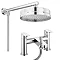 Bosa Modern Bath Shower Mixer Inc. Overhead Rainfall Shower Head Large Image