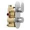 Bosa Modern Shower Package with Concealed Valve + Round Rainfall Head additional Large Image