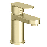 Bosa Mono Basin Mixer Tap - Brushed Brass