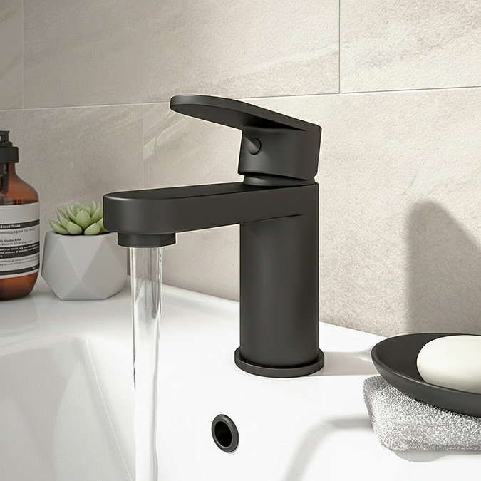 Bosa Mono Basin Mixer Tap - Matt Black