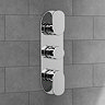 Bosa Modern Triple Concealed Thermostatic Shower Valve
