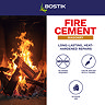Bostik Cementone Fire Cement feature image showing ready-mixed formula, no mixing required, and interior use.
