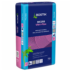 Bostik MC250 Vitri-Flex Rapid Set Wall & Floor Tile Adhesive 20kg