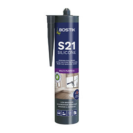 Bostik S21 Multi Purpose Acetoxy Silicone Sealant 310ml Medium Image