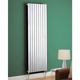 Boston Straight Designer Radiator - White Large Image