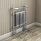 Boston Traditional 952 x 659mm Chrome Towel Rail Profile Large Image