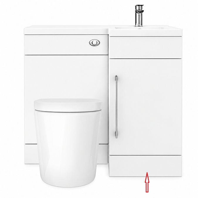 Bottom Basin Plinth for Valencia 900mm Combination Basin Unit