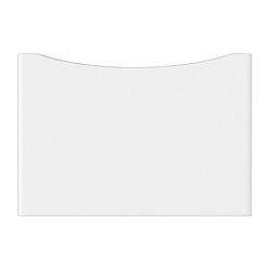Bottom Drawer Front for Monza 600mm Floor Drawer Vanity Unit Gloss White