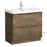 Bottom Drawer Front for Monza Chestnut 900mm Floor Drawer Vanity Unit