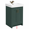 Bottom Plinth for Chatsworth 525mm Traditional Green Vanity Unit