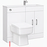 Bottom WC Plinth for Valencia 1000mm Slimline Combination WC Unit