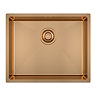Bower 1.0 Bowl Brushed Copper Undermount Stainless Steel Kitchen Sink + Waste (540 x 440mm)