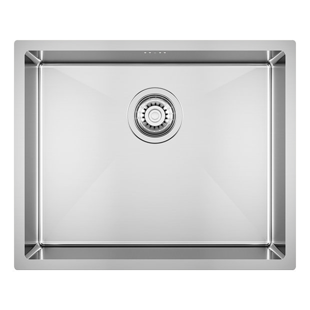 Bower 1.0 Bowl Inset or Undermount Stainless Steel Kitchen Sink 540 x 440mm