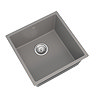 Venice 1.0 Bowl Matt Grey Inset or Undermount Composite Kitchen Sink  Feature Large Image