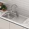 Bower 1000 x 500mm Stainless Steel Single Bowl Kitchen Sink