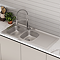 Bower 1200 x 500mm Stainless Steel 2.0 Bowl Kitchen Sink