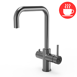 Bower 3-in-1 Instant Boiling Water Tap - Gun Metal with Boiler & Filter