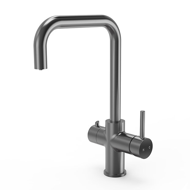 Bower 3-in-1 Instant Boiling Water Tap - Gun Metal with Boiler & Filter