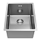 Bower 340 x 430 Brushed Stainless Steel 1.0 Bowl Undermount Kitchen Sink