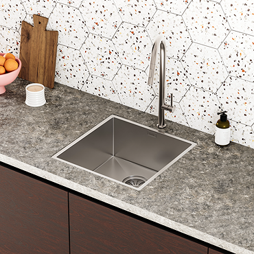Bower 440 x 440mm Stainless Steel 1.0 Bowl Undermount Kitchen Sink