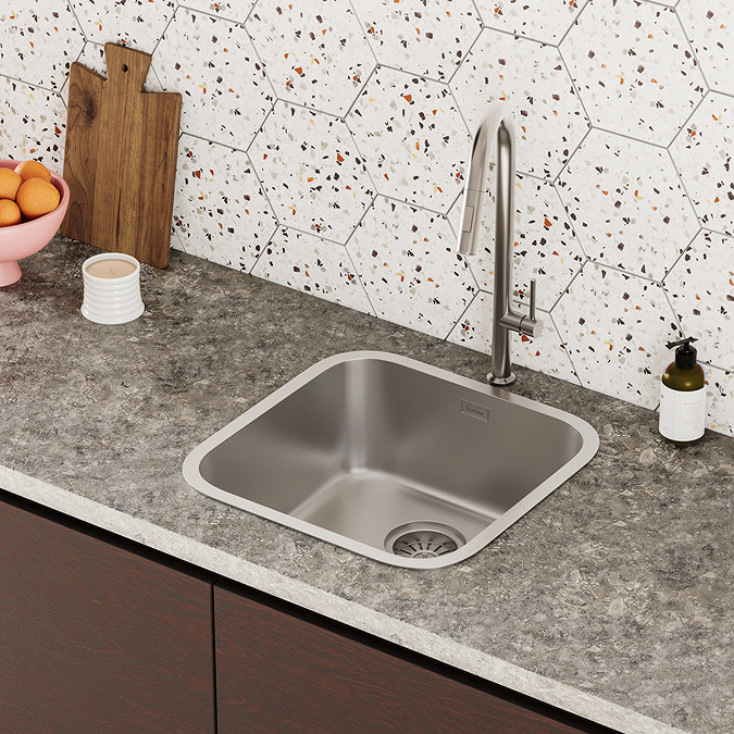 Bower 450 x 450mm Stainless Steel 1.0 Bowl Undermount Kitchen Sink