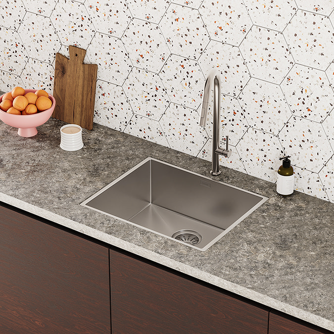 Bower 540 x 440mm Stainless Steel 1.0 Bowl Undermount Kitchen Sink