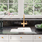 Bower 549 x 441mm 1.5 Bowl White Ceramic Undermount Kitchen Sink RH