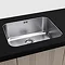 Bower 550 x 450mm Stainless Steel 1.0 Bowl Undermount Kitchen Sink