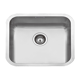 Bower 550 x 450mm Stainless Steel 1.0 Bowl Undermount Kitchen Sink