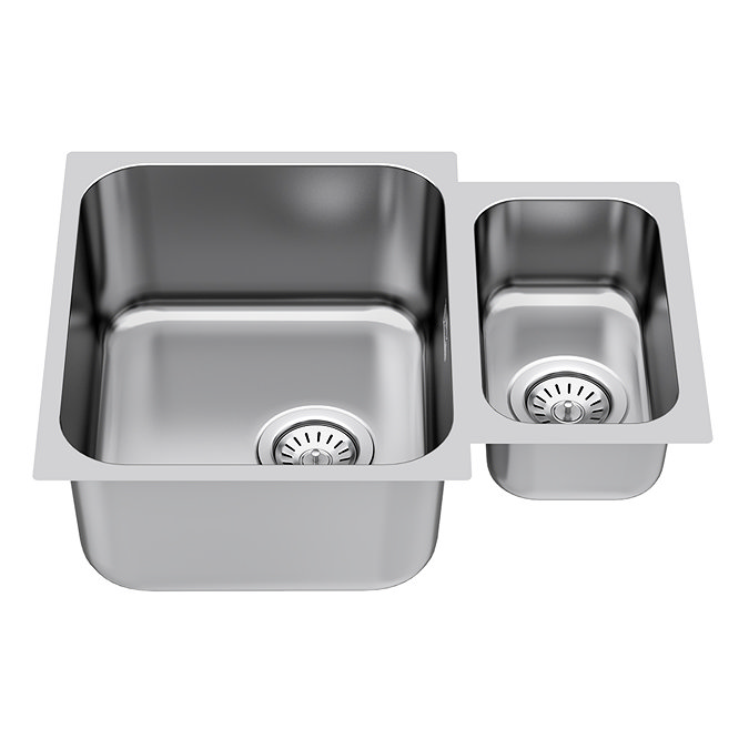 Bower 580 x 440mm Stainless Steel 1.5 Bowl Undermount Kitchen Sink