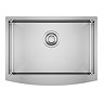 Bower 600 x 450 Stainless Steel Belfast Sink, Waste & Trap Brushed Steel