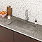 Bower 740 x 440mm Stainless Steel 1.0 Bowl Undermount Kitchen Sink