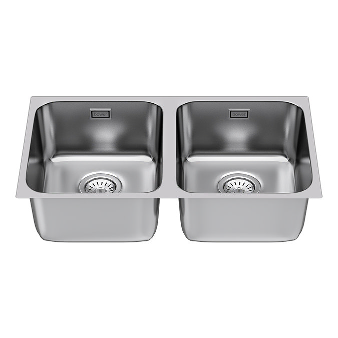 Bower 750 x 440mm Stainless Steel 2.0 Bowl Undermount Kitchen Sink