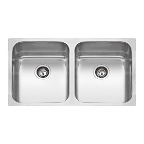 Bower 750 x 440mm Stainless Steel 2.0 Bowl Undermount Kitchen Sink