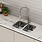 Bower 750 x 440mm Stainless Steel 2.0 Bowl Undermount Kitchen Sink