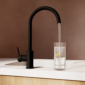 Bower Alberta Kitchen Tap with Cold Drinking Water Filter - Matt Black