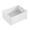 Bower Belfast White Ceramic Kitchen Sink with Drain Grid - W595 x D455mm