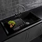 Bower Black Ceramic 1.0 Bowl Kitchen Sink