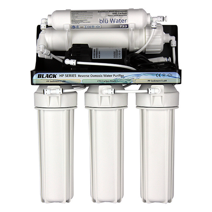 Bower Brushed Brass 3-in-1 Water Purifier Tap (incl. System with Plastic Tank) Feature Large Image