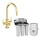 Bower Brushed Brass 3-in-1 Water Purifier Tap (incl. System with Plastic Tank) Large Image