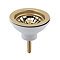 Bower Brushed Brass 90mm Basket Strainer Kitchen Sink Waste