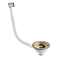 Bower Brushed Brass Basket Strainer Kitchen Sink Waste and Overflow