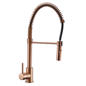 Bower Satin Copper Single Lever FlexiSpray Kitchen Tap