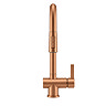 Bower Satin Copper Single Lever Kitchen Tap with Pull Out Spray