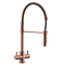 Bower Satin Copper Twin Handle FlexiSpray Kitchen Tap